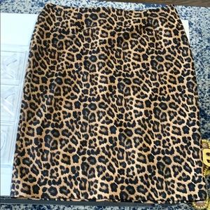 Women’s Michael Kors leopard skirt size 12